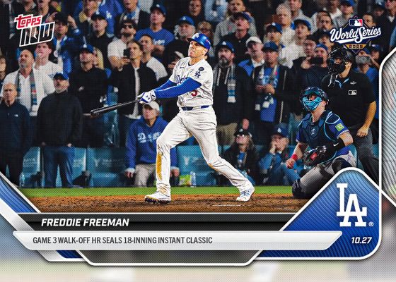 2025 Topps Now Baseball World Series Checklist, Parallel Info