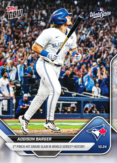 最新 2025 MLB TOPPS NOW World Series Champions Dodgers ドジャース