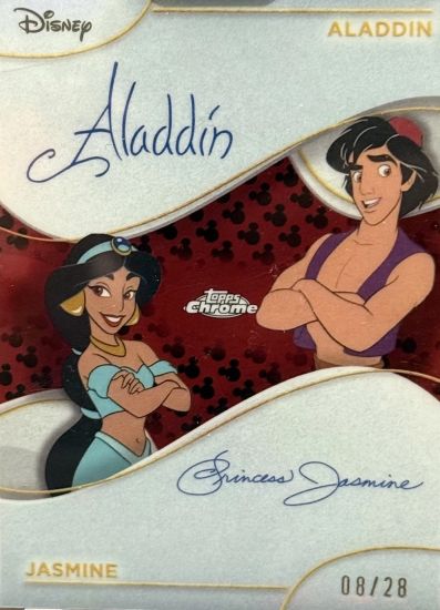 Topps 2025 Disney Chrome アラジン 28シリアル 2025 Topps Disney Chrome Checklist and Details - Beckett News