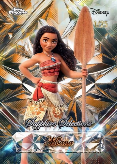 2025 Topps Chrome Disney Sapphire Edition Checklist and Details