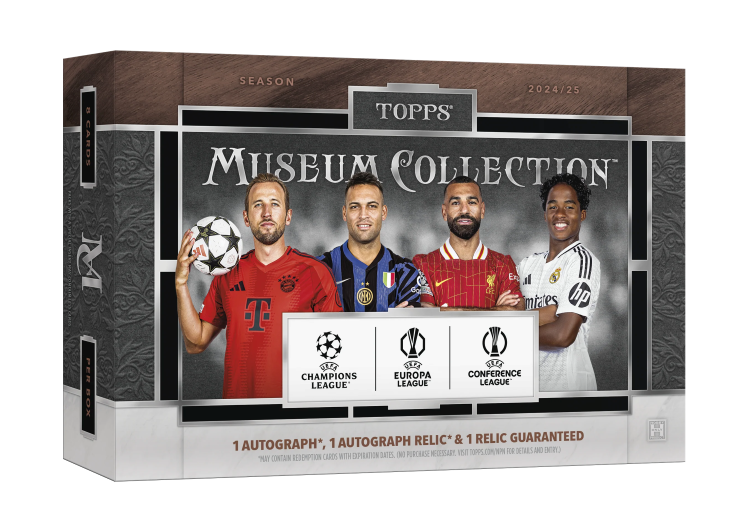 2024-25 Topps Museum Collection UEFA Soccer Checklist, Box Info
