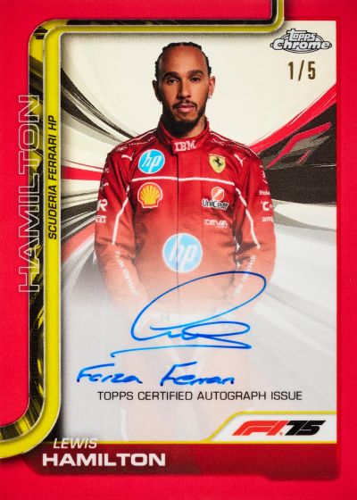 2025 Topps Chrome Formula 1 Checklist, Box Info, Details