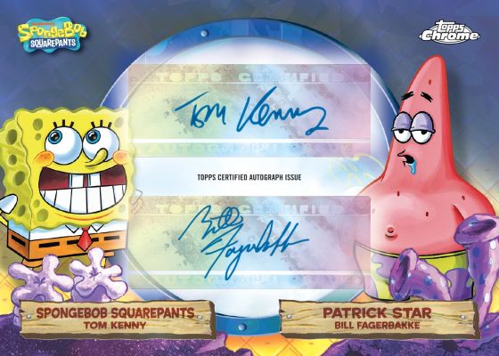 2025 Topps Chrome Sapphire SpongeBob SquarePants Checklist
