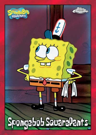 2025 Topps Chrome Sapphire SpongeBob SquarePants Checklist