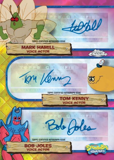 2025 Topps Chrome Sapphire SpongeBob SquarePants Checklist