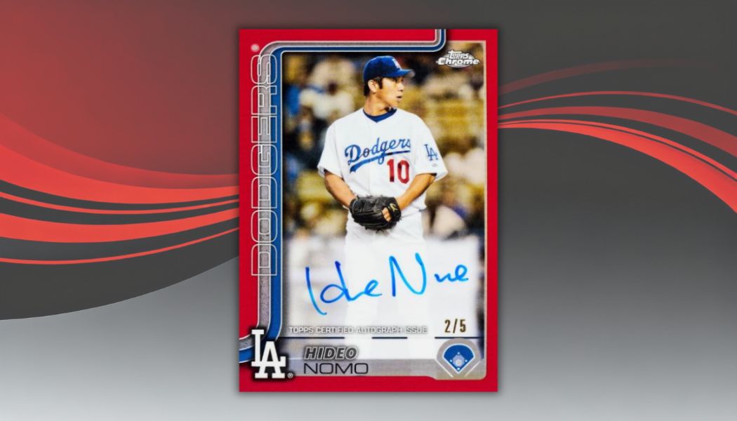 Topps to Release Industry's First Licensed Hideo Nomo Autographs