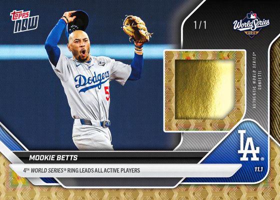 2025 Topps Now Baseball World Series Checklist, Parallel Info