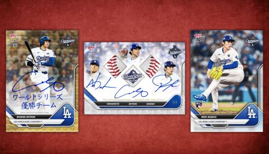 2025 Topps now ワールドシリーズチャンピオンズ ドジャース 未開封