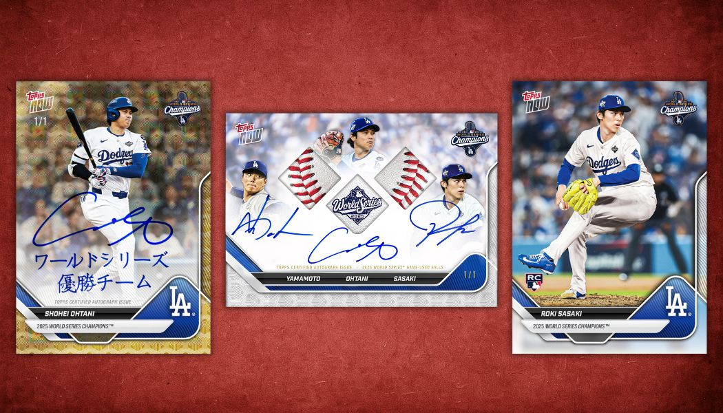 2025 Topps Now World Series Champions Checklist and Details