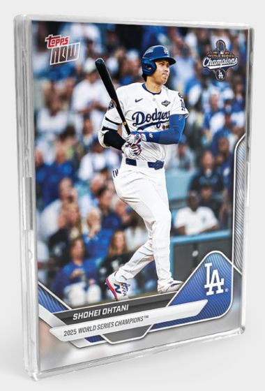新品未開封 2025 Topps nowワールドシリーズチャンピオンズドジャース 最新 2025 MLB TOPPS NOW World Series Champions Dodgers ドジャース