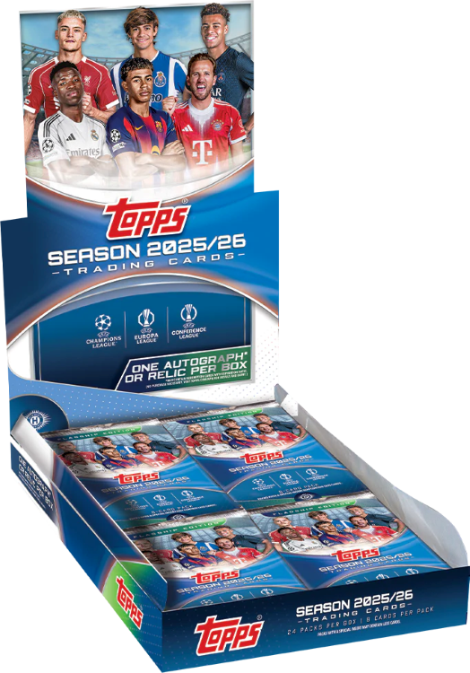 2025-26 Topps UEFA Club Competitions Hobby Box