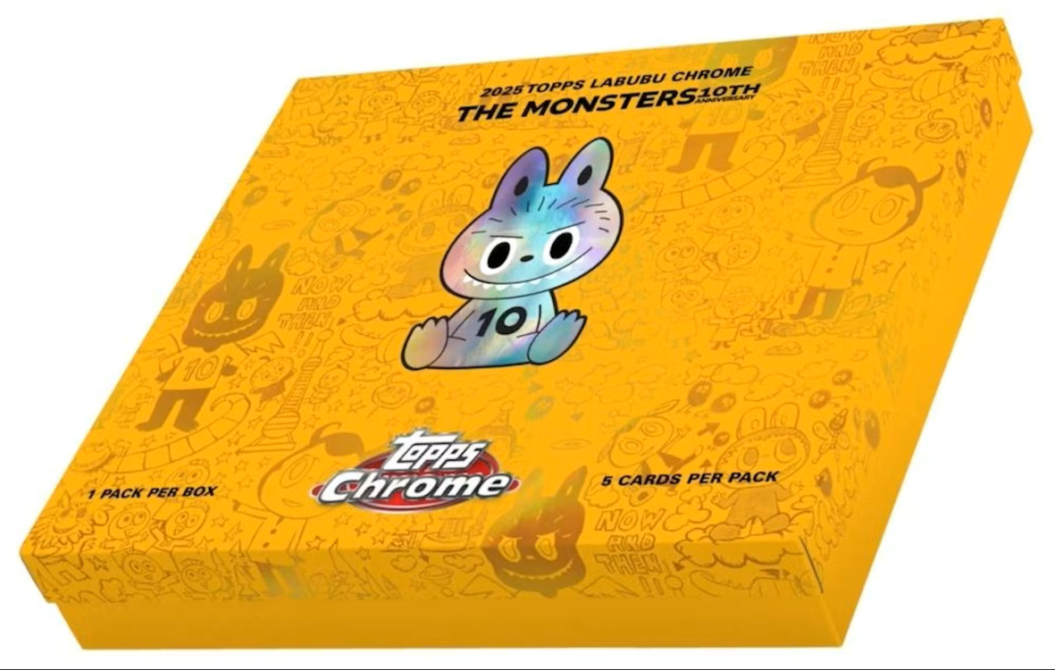 2025 Topps Chrome Labubu 箔サイン 特製ケース付 2025 Topps Chrome Labubu 10th Anniversary Hobby Case