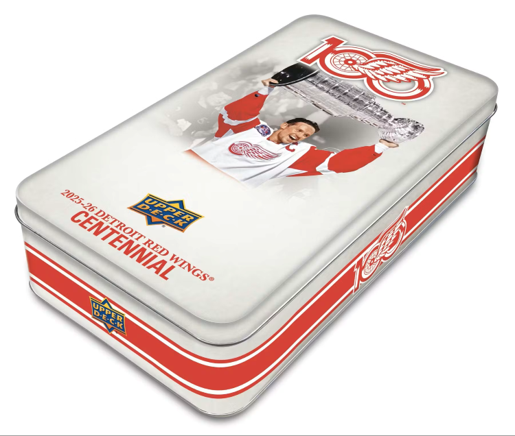 2025-26 Upper Deck Detroit Red Wings Centennial Hockey Hockey