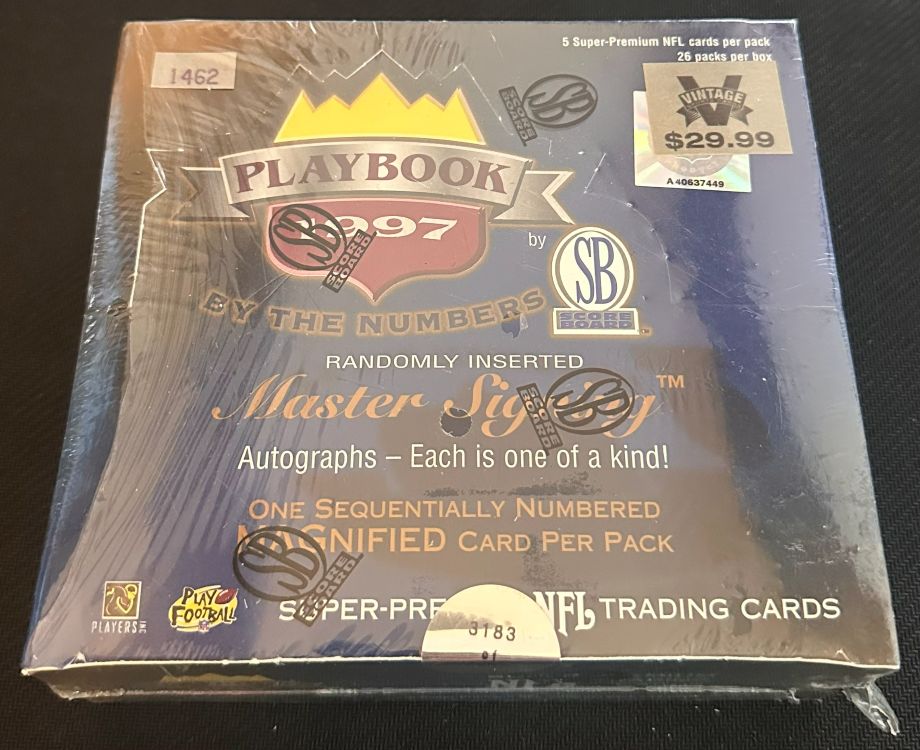 Cheap Wax Wednesday: 1997 Score Board Playbook By The Numbers Football