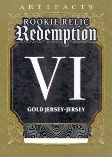 2025-26 Upper Deck Artifacts Hockey Rookie Redemptions List