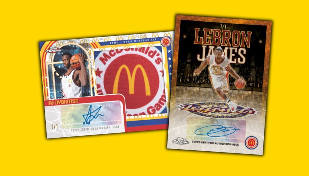 2025 Topps Chrome McDonald's All American Basketball Checklist