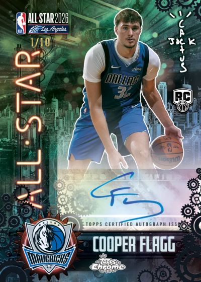 UNIQUE NBA ALLstars タグ付き 希少 2025-26 Topps Chrome Cactus Jack Basketball x NBA All-Star Game