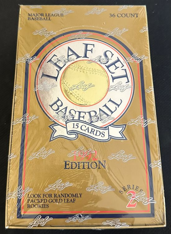 Cheap Wax Wednesday Box Breaks: 1992 Leaf Series 2 Baseball