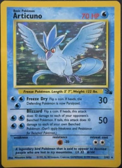 rare fossil card Fossil (62/62) Complete Master Set 1999| TradingCardSets.Com