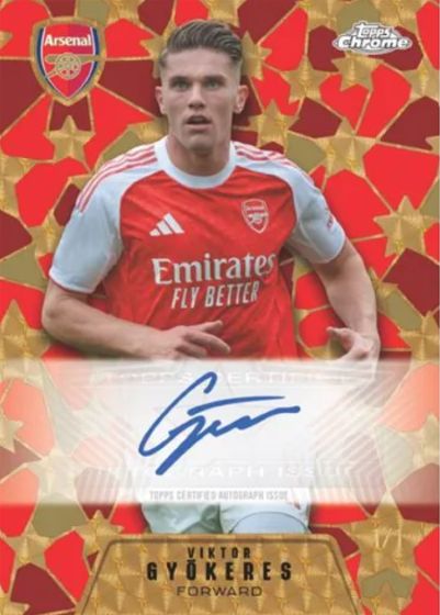 2025-26 Topps Chrome Arsenal Soccer gallery image