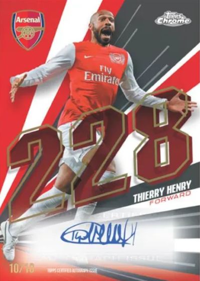 2025-26 Topps Chrome Arsenal Soccer gallery image