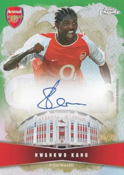 2025-26 Topps Chrome Arsenal Soccer gallery image