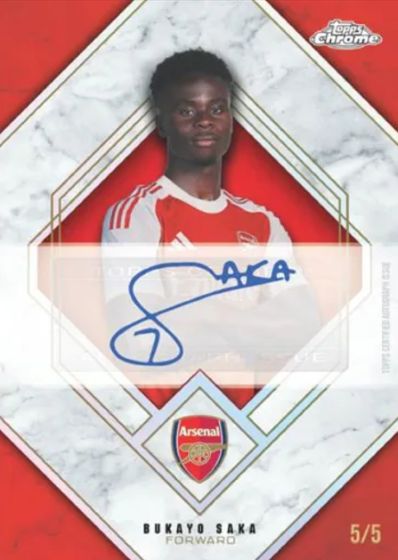 2025-26 Topps Chrome Arsenal Soccer gallery image
