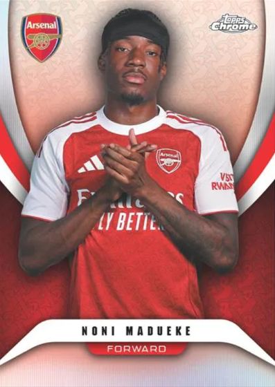 2025-26 Topps Chrome Arsenal Soccer gallery image