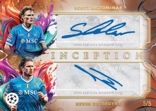 2025-26 Topps Inception UEFA Club Competitions Checklist, Team Sets