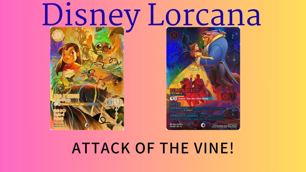 Belle & Beast Certain As The Sun Disney Lorcana Cards Commanding