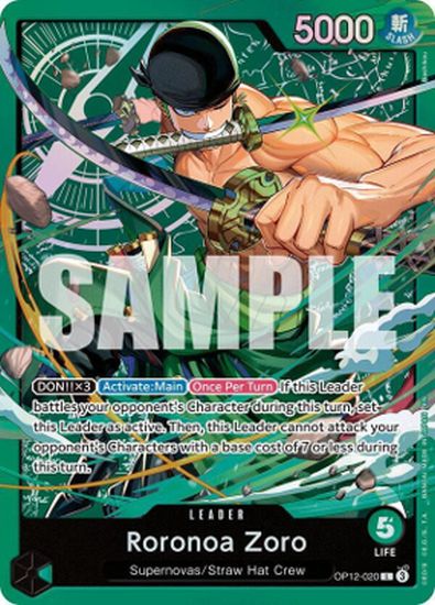 zoro one piece tcg deck Bandai ST-32 Card Game Starter Roronoa Green Captured in a crystal One Piece TCG Starter Deck