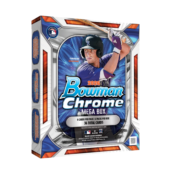 2026 Bowman Chrome Baseball Mega Box Checklist, Team Sets, Box Info