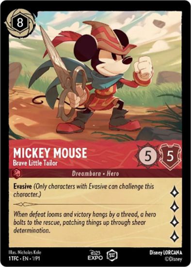 Top 3 Most Valuable Mickey Mouse Lorcana Chase Cards