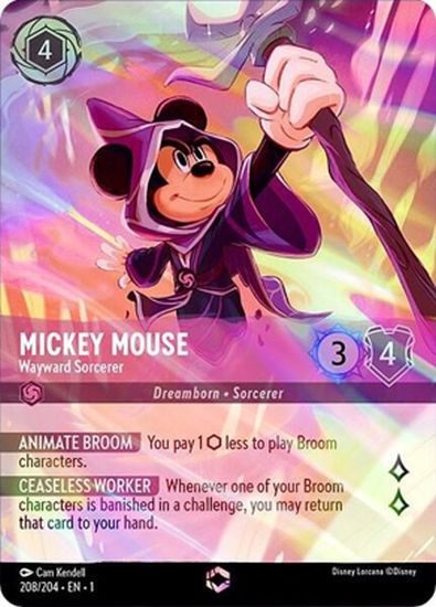 Top 3 Most Valuable Mickey Mouse Lorcana Chase Cards